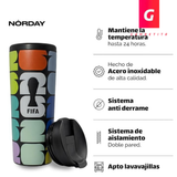 Termo Norday Colección Mundial Modelo Bloom 25 Oz FIFA Colors