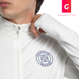 Playera de Entrenamiento Medio Cierre de Cruz Azul Color Beige para Hombre Temporada 26-27