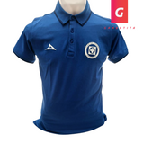 Playera de Cruz Azul Tipo Polo Color Azul Temporada 23-24