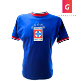 Jersey Retro de Cruz Azul versión Local para Hombre Temporada 74-75