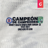 Match del partido de Campeón de Campeones entre Cruz Azul vs León del 18 de julio 2021
