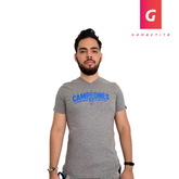 Playera de Cruz Azul Campeón Color Gris para Hombre