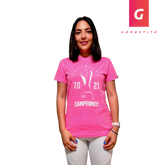 Playera de Cruz Azul Campeón Color Rosa Para Dama