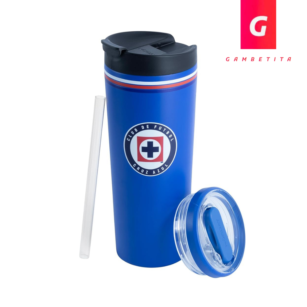 Termo Norday Cruz Azul Modelo Bloom 25 Oz Azul