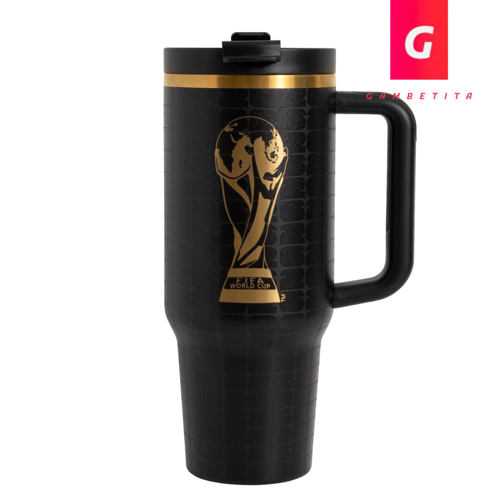 Termo Norday Colección Mundial Modelo Titan 40 Oz FIFA Black Trophy