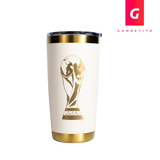 Termo Norday Colección Mundial Modelo Tumbler 20 Oz FIFA White & Gold