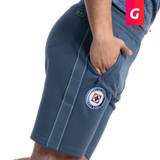 Shorts de Entrenamiento de Cruz Azul Color Azul para Hombre Temporada 26-27