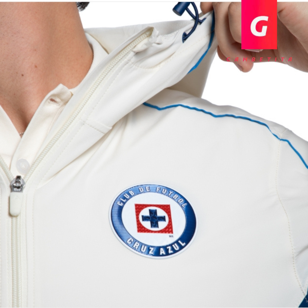 Chamarra Rompevientos de Entrenamiento de Cruz Azul para Hombre Temporada 26-27