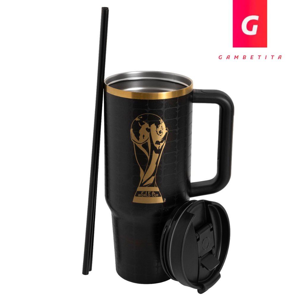 Termo Norday Colección Mundial Modelo Titan 40 Oz FIFA Black Trophy