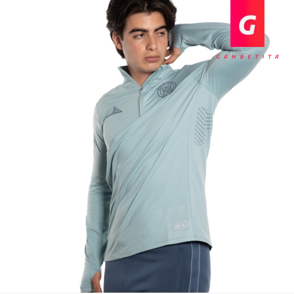Playera de Entrenamiento Medio Cierre de Cruz Azul Color Verde para Hombre Temporada 26-27