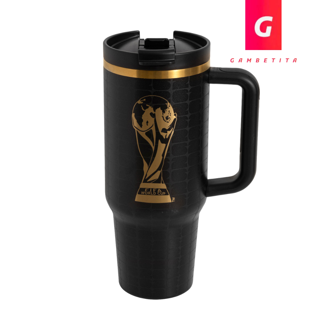 Termo Norday Colección Mundial Modelo Titan 40 Oz FIFA Black Trophy