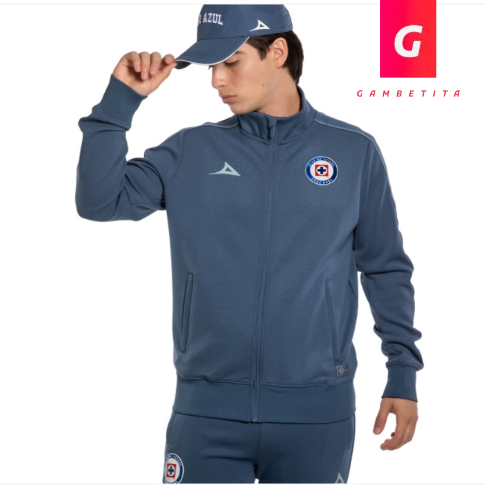 Chamarra de Entrenamiento de Cruz Azul Color Azul para Hombre Temporada 26-27