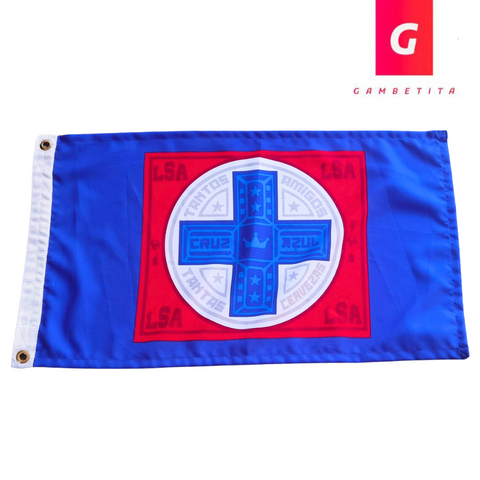 Bandera Cruz Azul Azul
