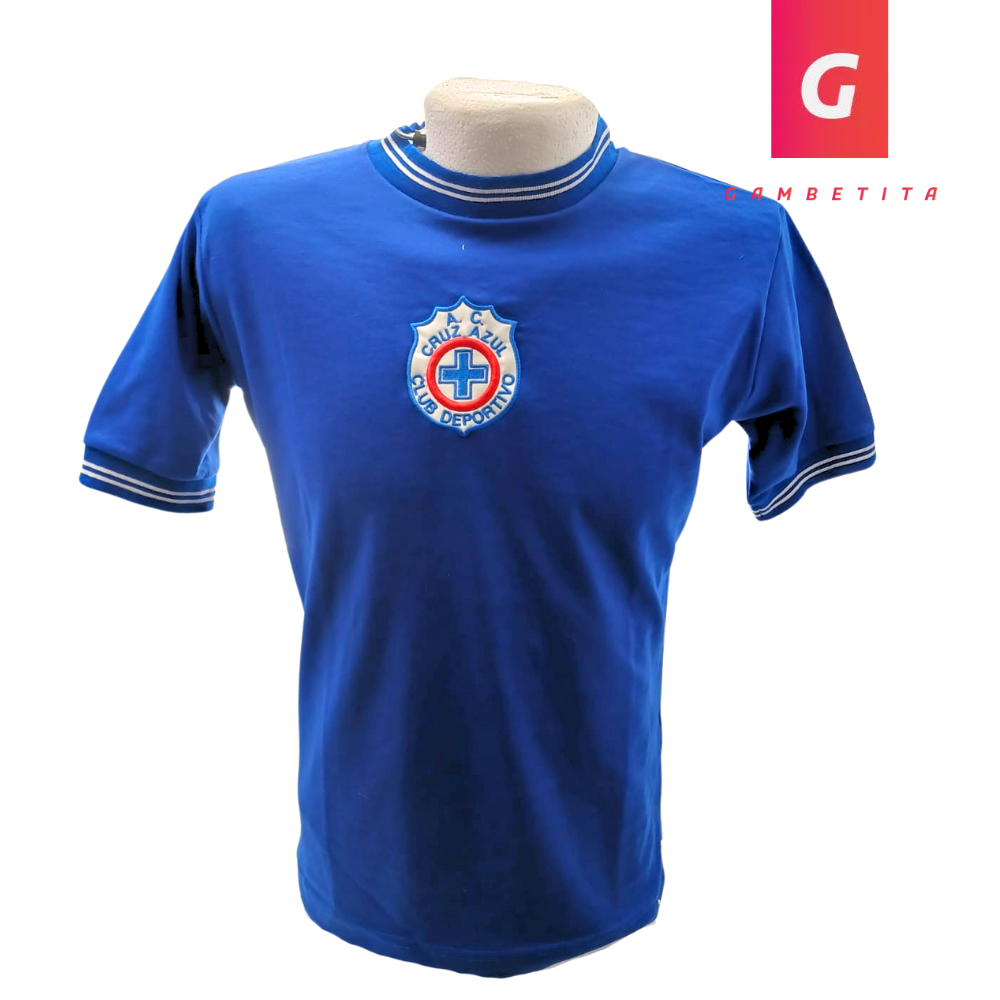 Jersey Retro de Cruz Azul versión Local para Hombre Temporada 69