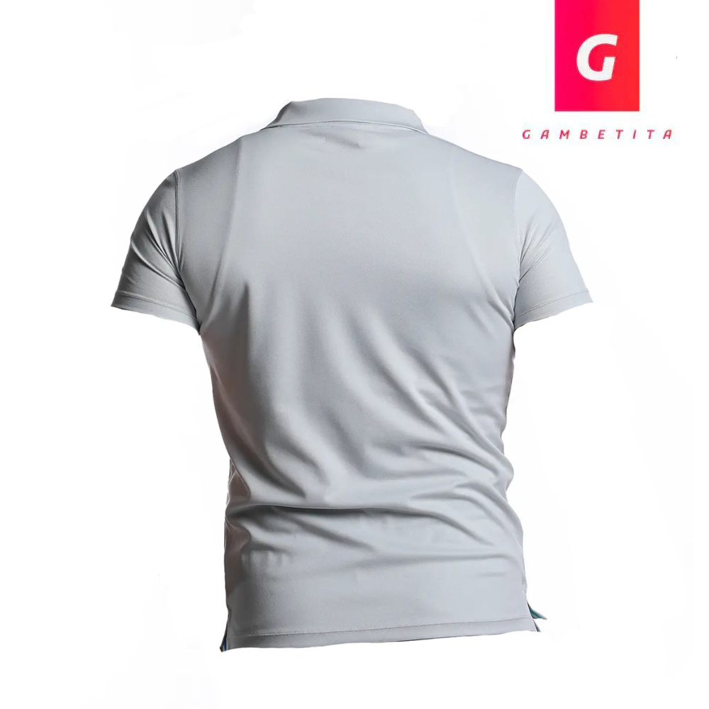 Playera de Cruz Azul Tipo Polo Color Gris Temporada 25-26