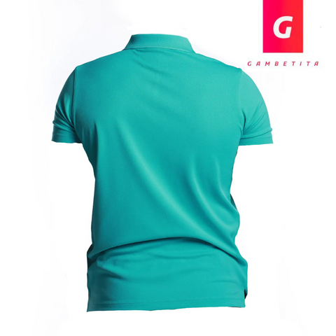 Playera Tipo Polo Aqua Temporada 25-26