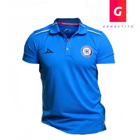 Playera Tipo Polo Azul Temporada 25-26