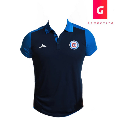 Playera Tipo Polo Azul Marino Temporada 25-26