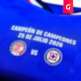 Match del Partido del Campeón de Campeones entre Toluca y Cruz Azul del 25 de julio de 2026