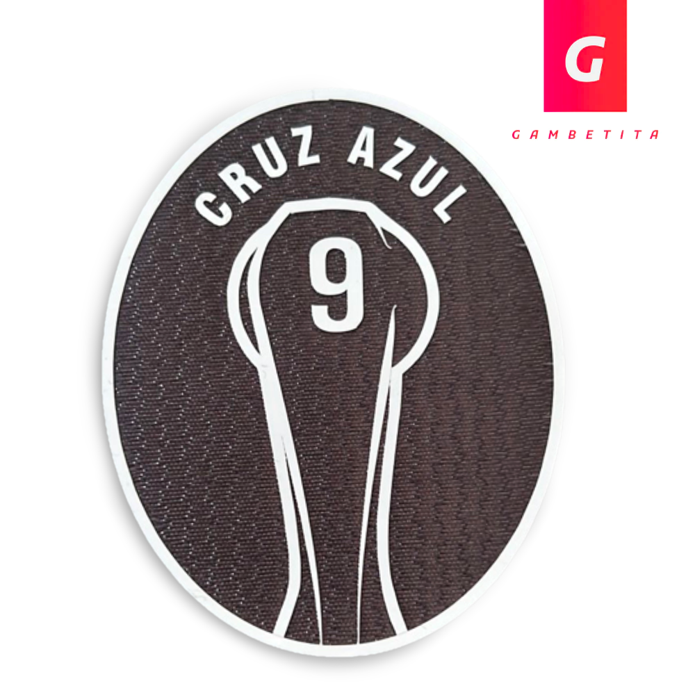 Parche de Cruz Azul conmemorativo de las 9 copas de Liga Mx